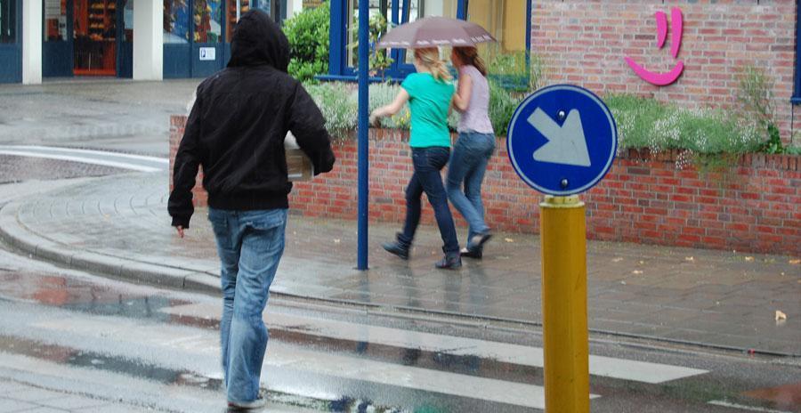 Een kinderfeestje met slecht weer