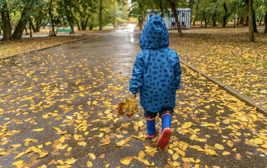 Spelen in het bos